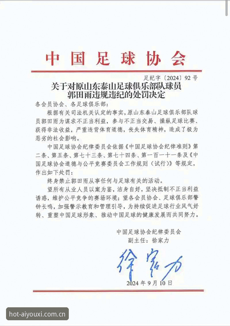 足协第三批禁足名单全解读——终身禁赛与5年禁赛详解